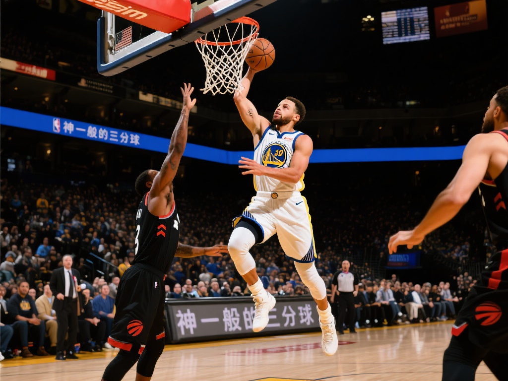 库里神来之笔闪耀全场！超级拉杆2+1绝妙瞬间