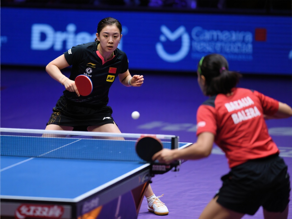世乒联冠军赛仁川站：钱天一激战巴特拉精彩集锦